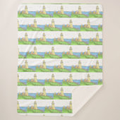 Vuurtoren Grote Sherpa Blanket Sherpa Deken (Voorkant)