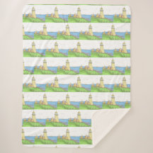 Vuurtoren Grote Sherpa Blanket