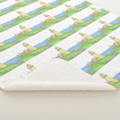 Vuurtoren Grote Sherpa Blanket Sherpa Deken (3/4)