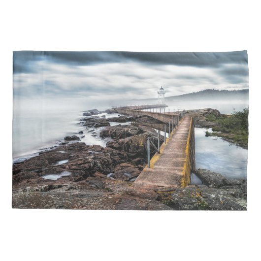 vuurtoren | Grote vuurtoren van Marais Minnesota Kussensloop (Achterkant)