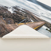 vuurtoren | Grote vuurtoren van Marais Minnesota Sherpa Deken (3/4)