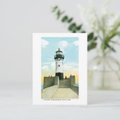 Vuurtoren, haveningang, Duluth, Minnesota Briefkaart (Staand voorkant)
