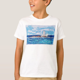 Vuurtoren in Blauw T-shirt