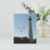 Vuurtoren in Cape May, NJ Briefkaart (Staand voorkant)