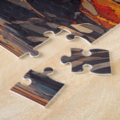 Vuurtoren in de herfst Herfst Legpuzzel (Zijkant)