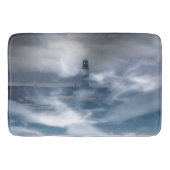 Vuurtoren in de storm - Oostzee-Zee Badmat (Voorkant)
