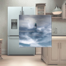 Vuurtoren in de storm - Oostzee-Zee