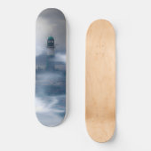 Vuurtoren in de storm - Oostzee-Zee Persoonlijk Skateboard (Voorkant)