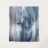 Vuurtoren in de storm - Oostzee-Zee Wandkleed (Voorkant)