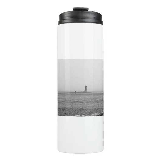 Vuurtoren in de verte thermosbeker (Voorkant)