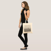 Vuurtoren in de verte tote bag (Voorkant (model))