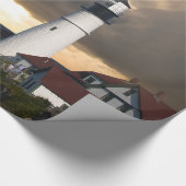 vuurtoren in een Storm Cadeaupapier (Hoek)