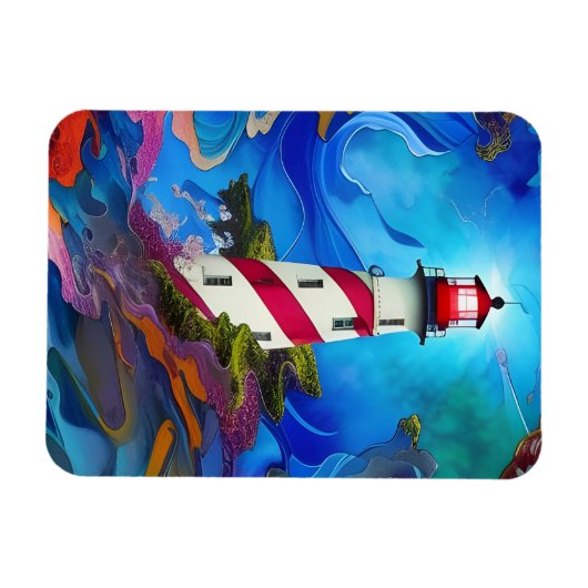 vuurtoren in een Storm Magneet (Horizontaal)