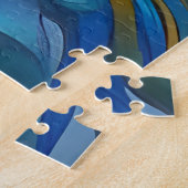 Vuurtoren in een Storm Puzzel Legpuzzel (Zijkant)