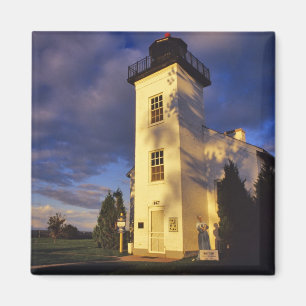 Vuurtoren in Escanaba UP Michigan Magneet