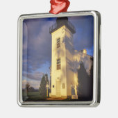 vuurtoren in Escanaba UP Michigan Metalen Ornament (Links)