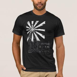 vuurtoren in grijs dubbel Shirt