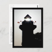 vuurtoren in Harbor Town Marina Briefkaart (Voorkant / Achterkant)