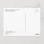 vuurtoren in Harbor Town Marina Briefkaart (Achterkant)