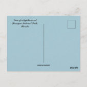 Vuurtoren in het Biscayne National Park Briefkaart (Achterkant)