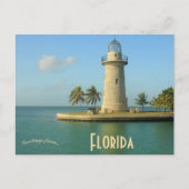 Vuurtoren in het Biscayne National Park Briefkaart (Voorkant)