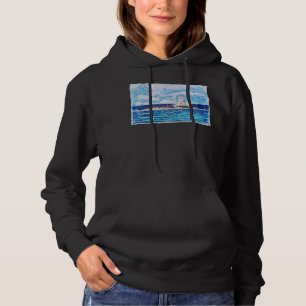 Vuurtoren in het blauw hoodie