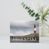 vuurtoren in het kanaal van Beagle Briefkaart (Staand voorkant)