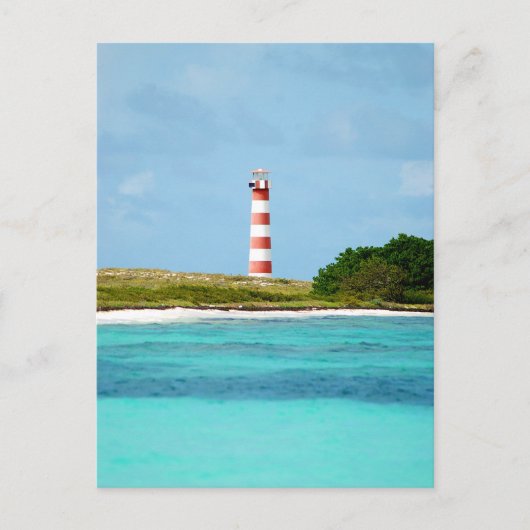 vuurtoren in Los Roques - Venezuela Briefkaart (Voorkant)