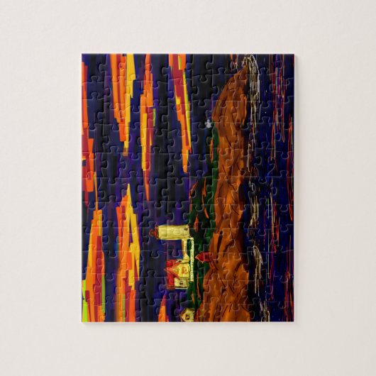 vuurtoren in Maine Legpuzzel (Verticaal)