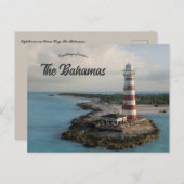 Vuurtoren in Ocean Cay De Bahama's Briefkaart (Voorkant / Achterkant)