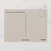 Vuurtoren in Ocean Cay De Bahama's Briefkaart (Achterkant)