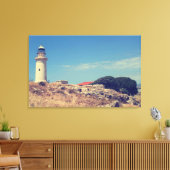 vuurtoren in Paphos Canvas Afdruk (Insitu (Woonkamer))