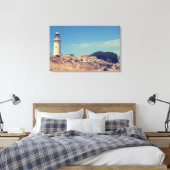 vuurtoren in Paphos Canvas Afdruk (Insitu (Slaapkamer))