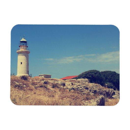 vuurtoren in Paphos Magneet (Horizontaal)