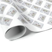 vuurtoren in Sneeuwkerst Cadeaupapier (Rol Hoek)