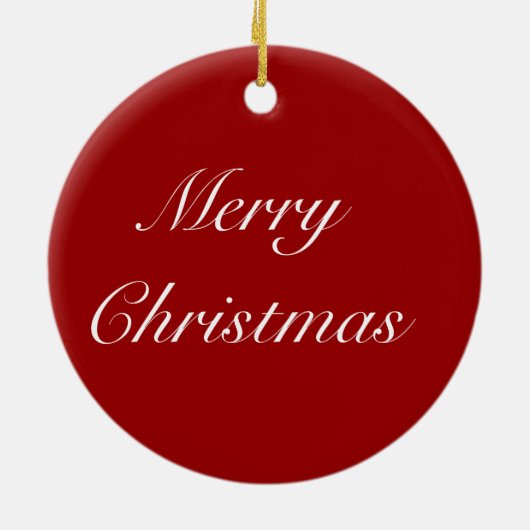 vuurtoren in Sneeuwkerst Keramisch Ornament (Achterkant)