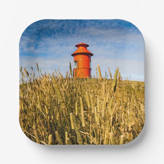 vuurtoren in Stykkisholmur, IJsland Papieren Bordje (Voorkant)