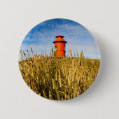 vuurtoren in Stykkisholmur, IJsland Ronde Button 5,7 Cm (Voorkant)