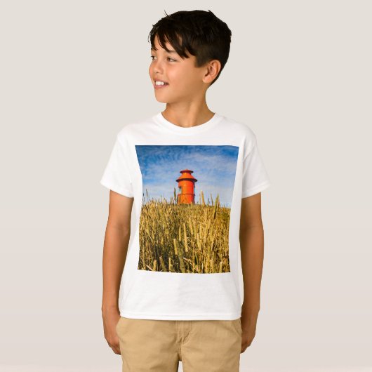 vuurtoren in Stykkisholmur, IJsland T-shirt (Voorkant volledig)