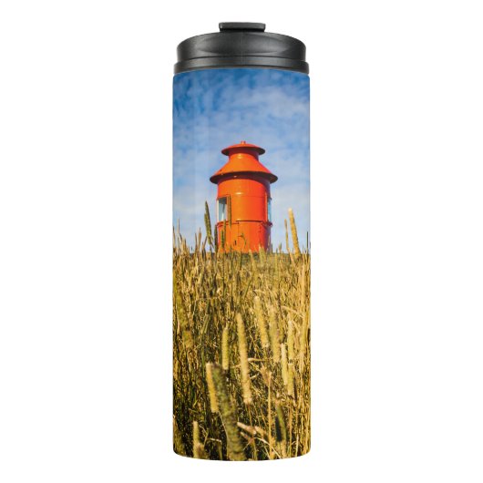 vuurtoren in Stykkisholmur, IJsland Thermosbeker (Voorkant)