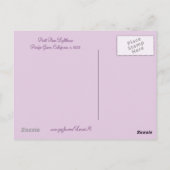 Vuurtoren in Twilight Briefkaart (Achterkant)