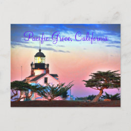 Vuurtoren in Twilight Briefkaart