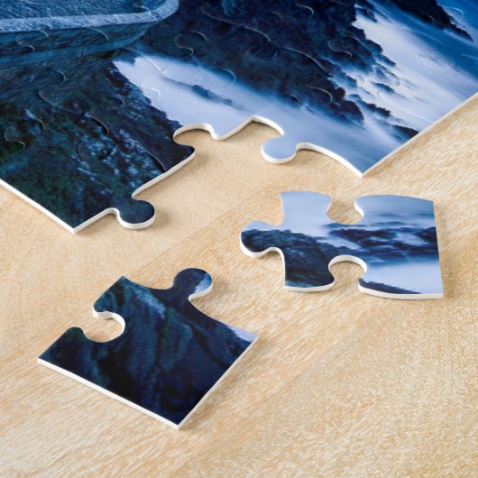 Vuurtoren in Twilight Legpuzzel (Zijkant)