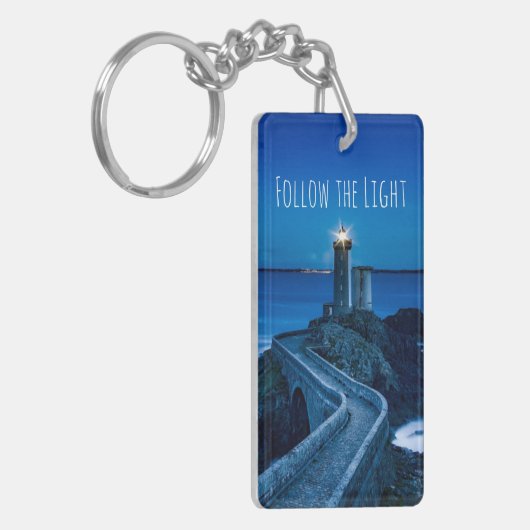 Vuurtoren in Twilight Sleutelhanger (Voorkant Links)