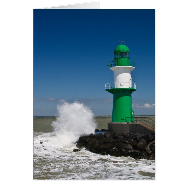 vuurtoren in Warnemuende (Voorkant)