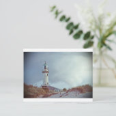 vuurtoren in Warnemuende in Duitsland Briefkaart (Staand voorkant)