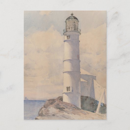 Vuurtoren, Isle of Shoals | Childe Hassam Briefkaart (Voorkant)