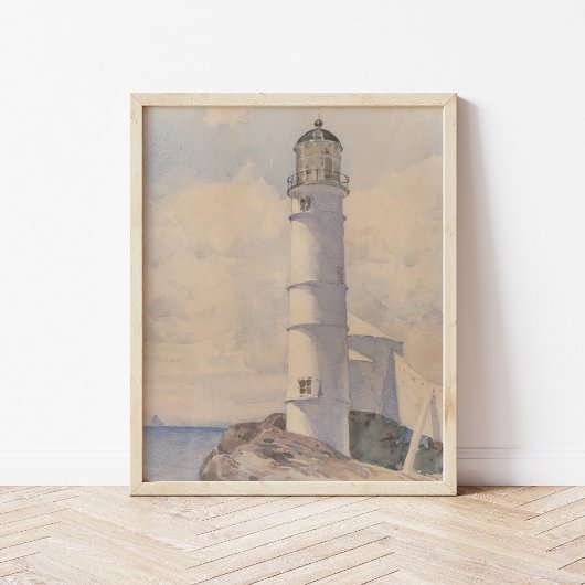 Vuurtoren, Isle of Shoals | Childe Hassam Poster
