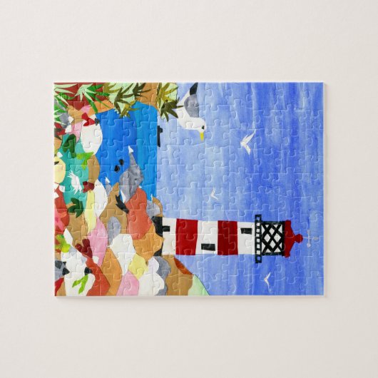 vuurtoren Jigzaag Puzzle Legpuzzel (Horizontaal)