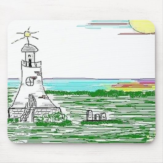 Vuurtoren ©jlp muismat (Voorkant)
